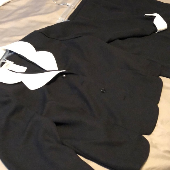 EUC Vintage Koret woman’s two piece black/white suit - Picture 4 of 5